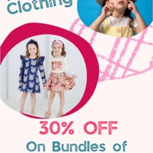 Adorable Kids' Clothing Bundle 3 or more are make an offered